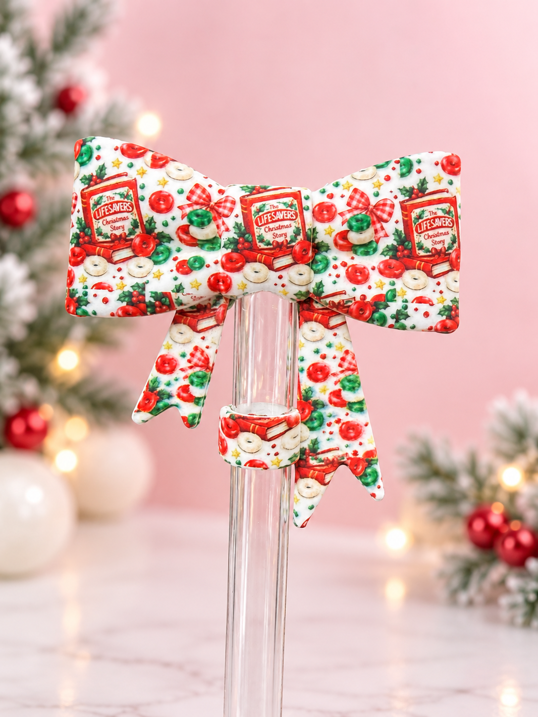 Lifesavers Christmas Story straw topper - exclusive collab