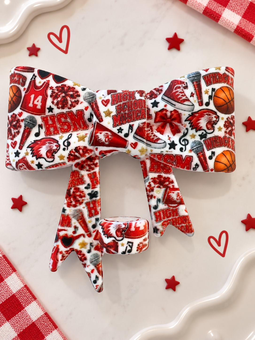HSM straw topper bow - exclusive