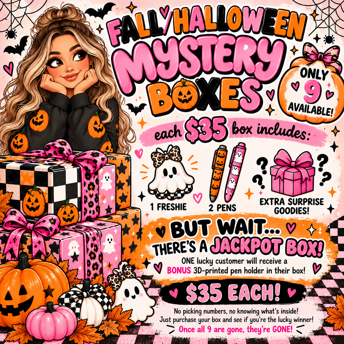 ๐๐ป FALL/HALLOWEEN MYSTERY BOX๐ค๐งก