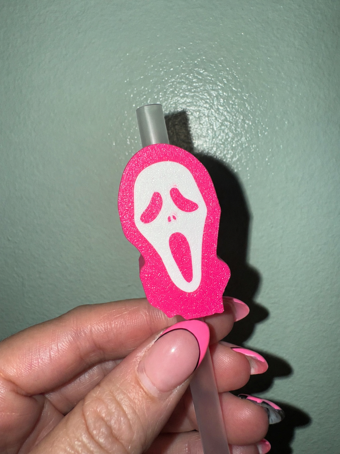 Horror straw topper - 3D printed