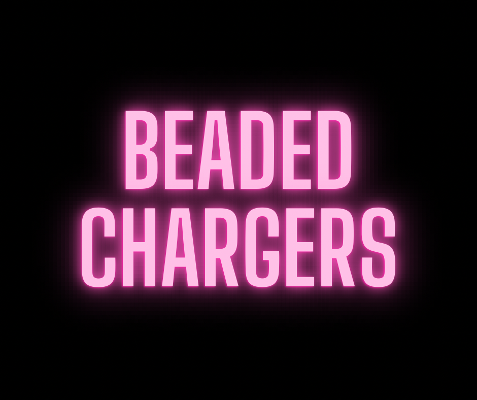 Beaded Chargers