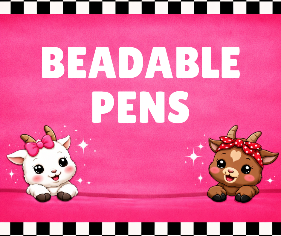 Beadable pens