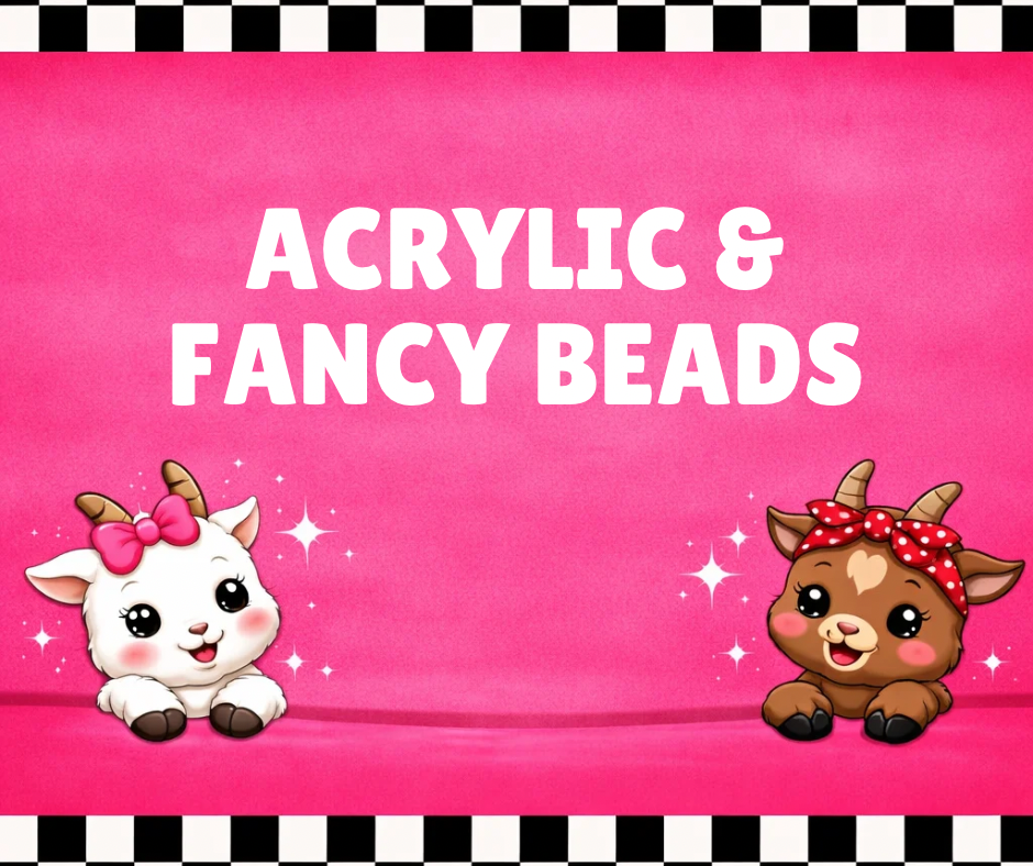 Acrylic & fancy beads