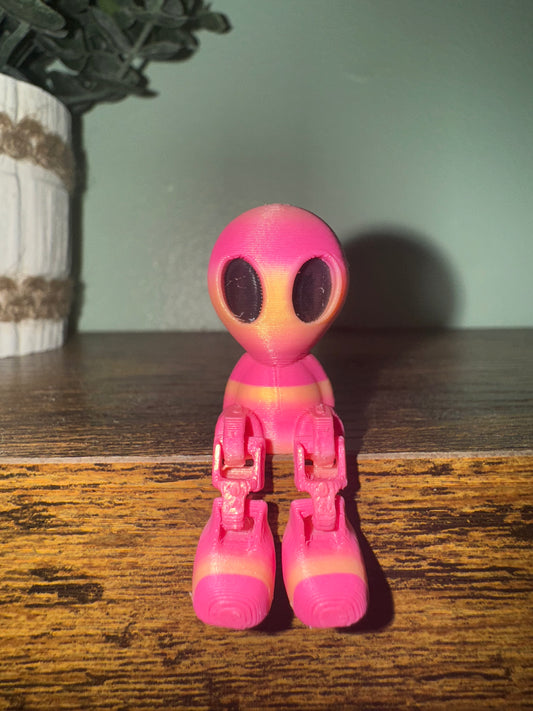 Sunset ombré alien - 3d printed