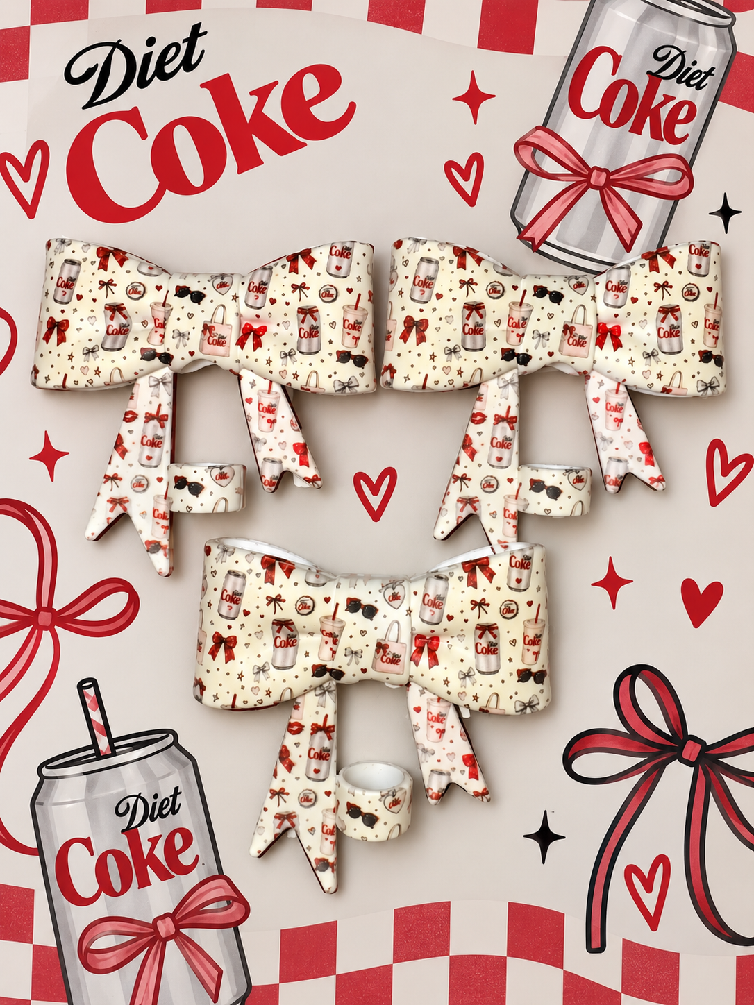 Diet Coke straw topper - exclusive collab