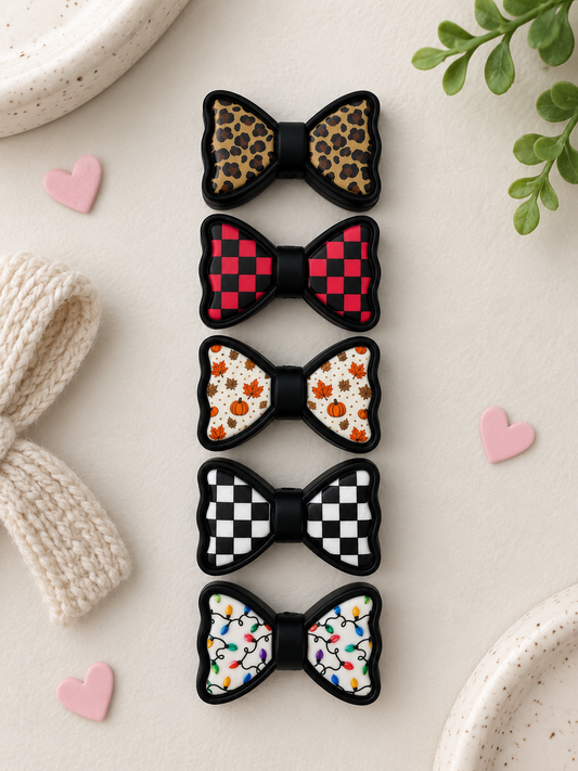 It girl silicone bow focal - exclusive collab