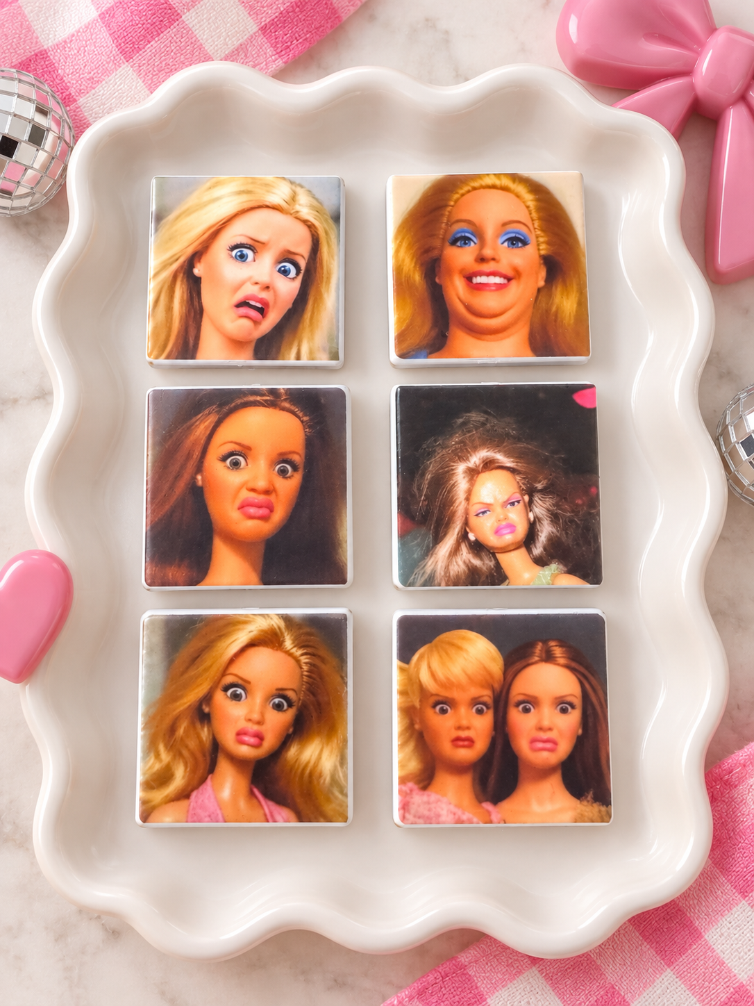 Barbie silicone focal - 6 pack (1 of each)