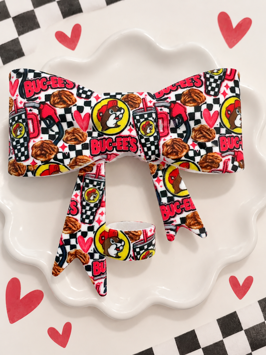 Buc-ee’s straw topper bow - exclusive