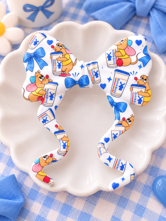 Gus Gus Dutch Bros Printed Silicone Jumbo Bow