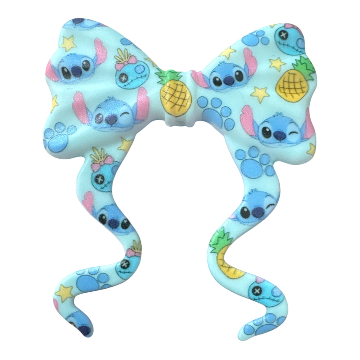 Stitch Printed Silicone Jumbo Bow
