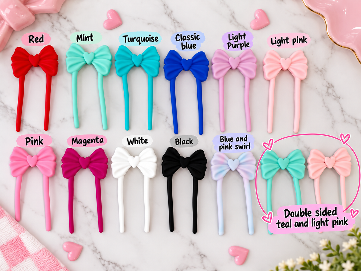 Flexible Wired Silicone Bow Focal