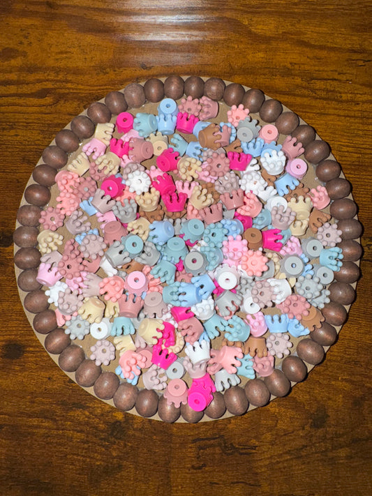 Silicone 3D Crown - 10 Pack