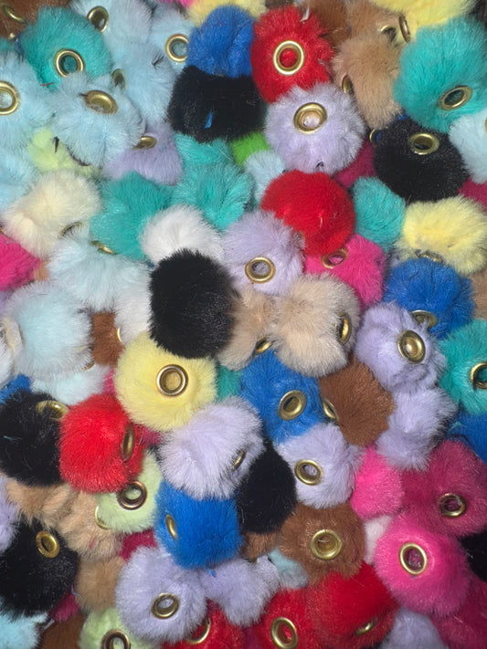 20MM Fuzzy Spacer Beads - 10 pack