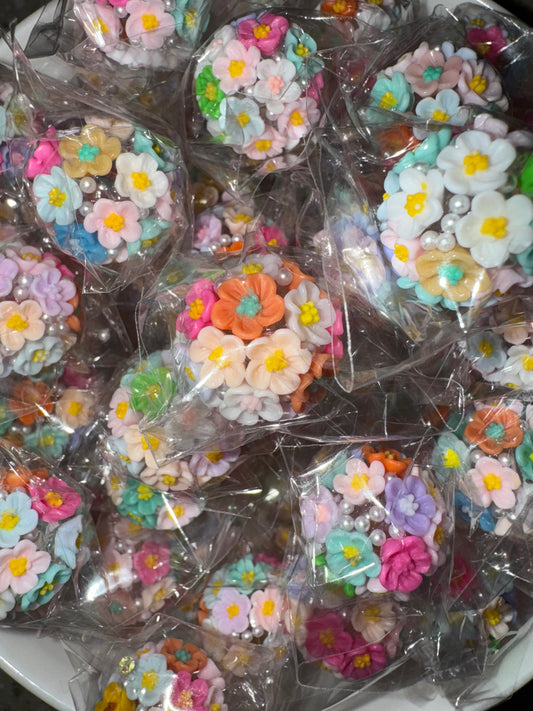 20MM Spring floral acrylic beads