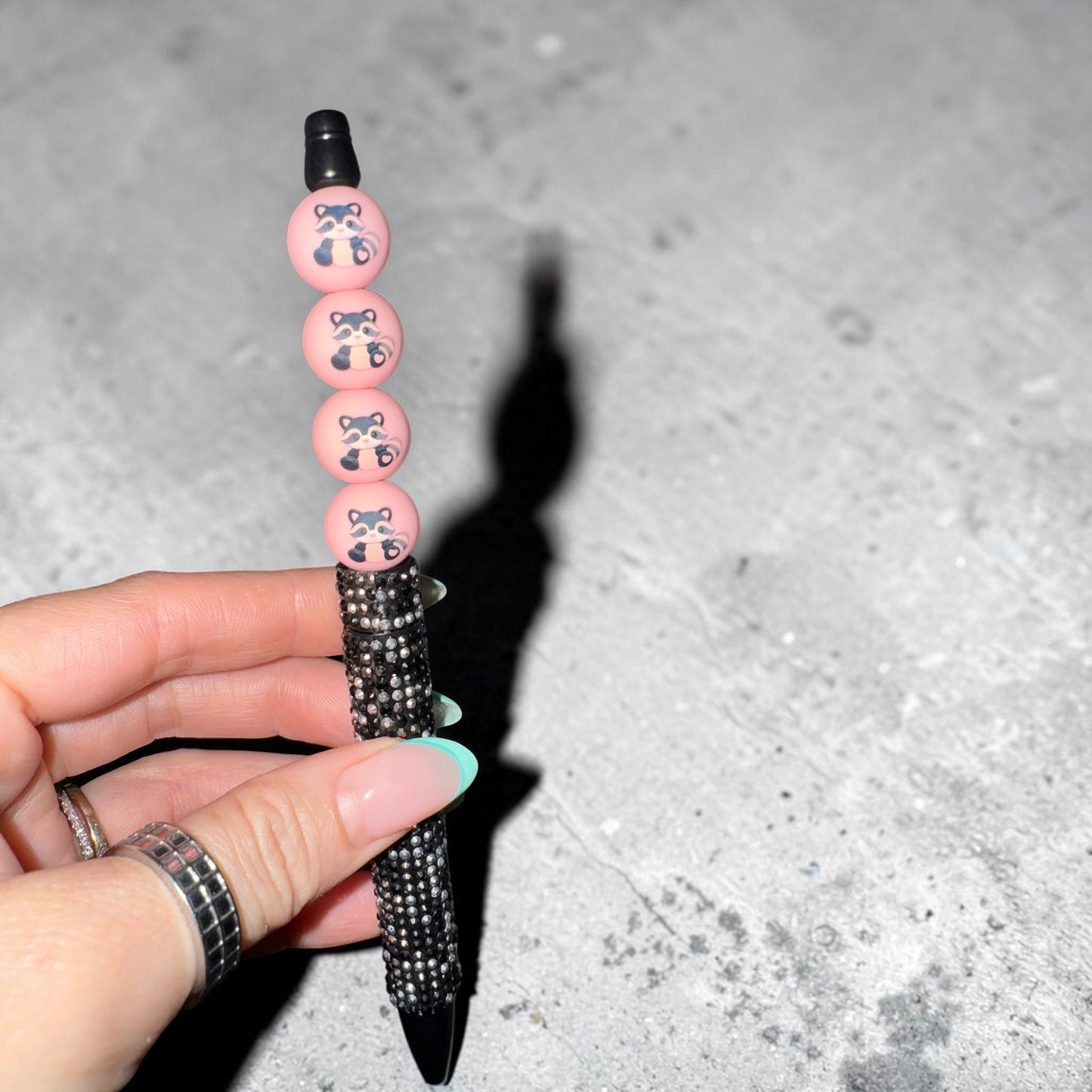 Riley the raccoon 🦝 15MM Silicone beads - exclusive collab