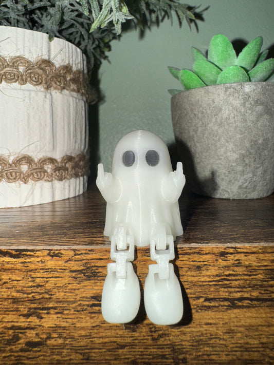 Middle finger ghost 👻 - Glow in the dark