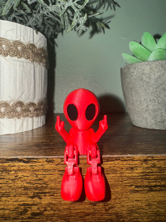 Sassy but classy alien crazy leg - 3D printed