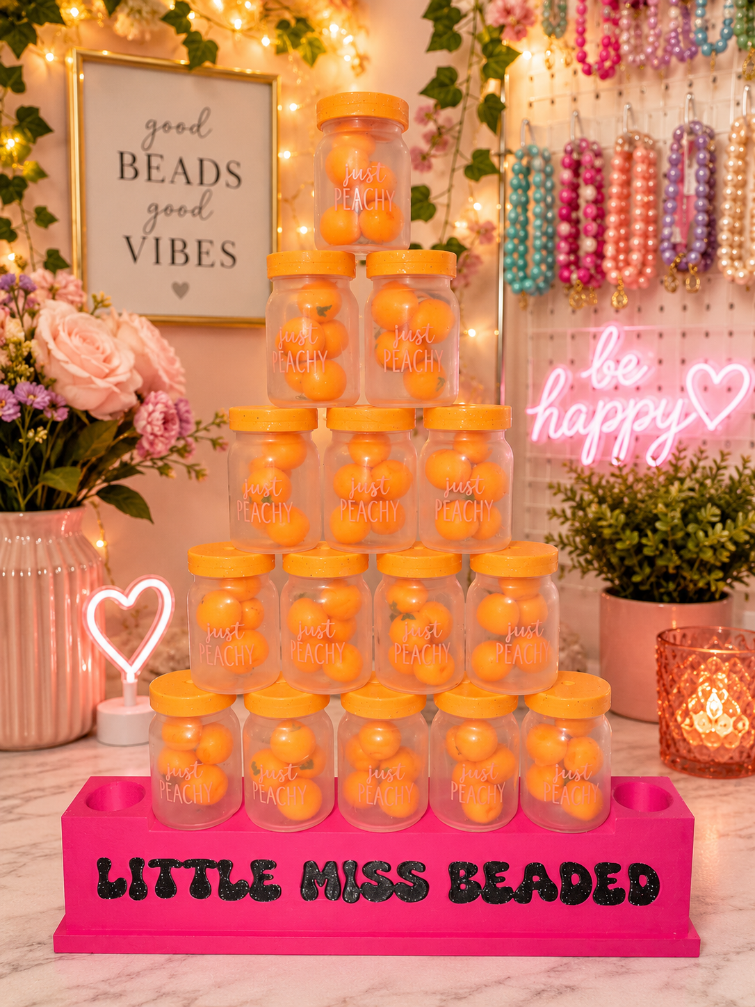 Just peachy jar focal - exclusive collab