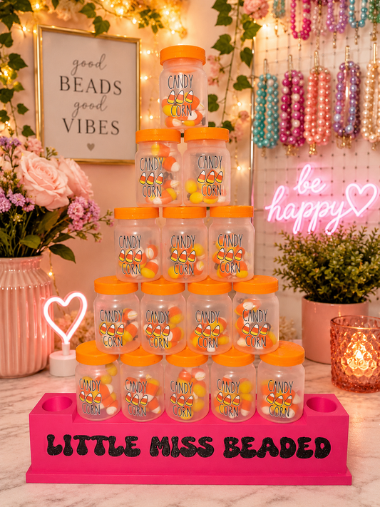 Candy corn jar focal - exclusive collab