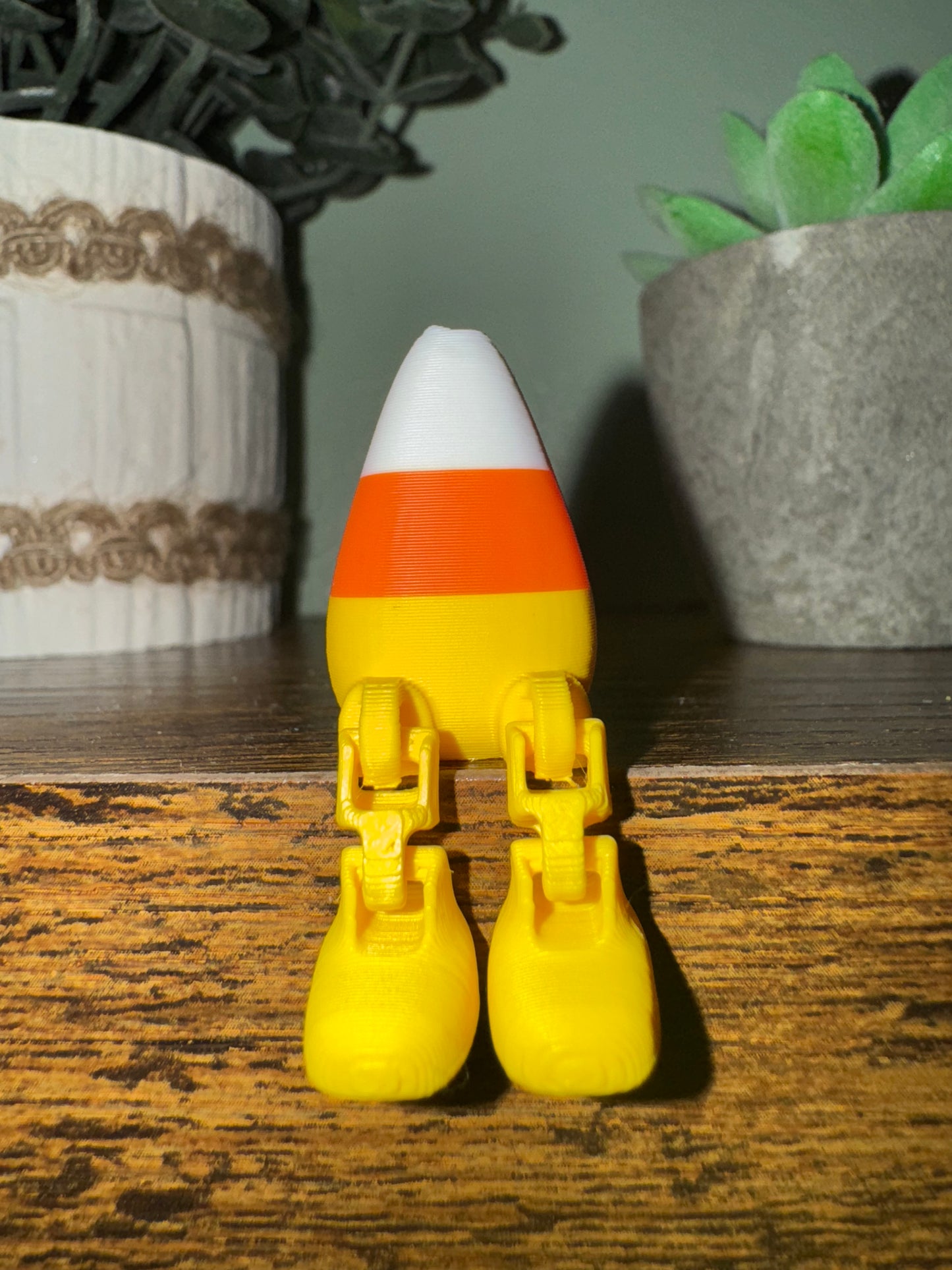 Candy corn crazy leg