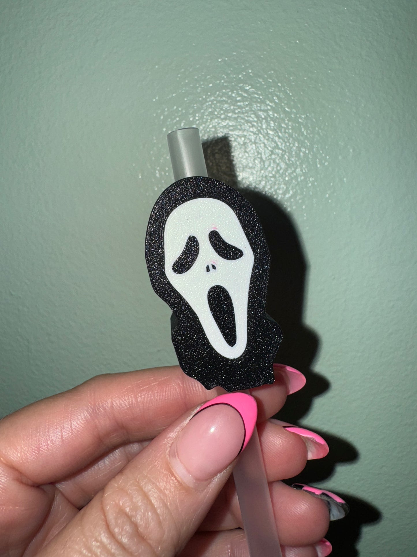Horror straw topper - 3D printed