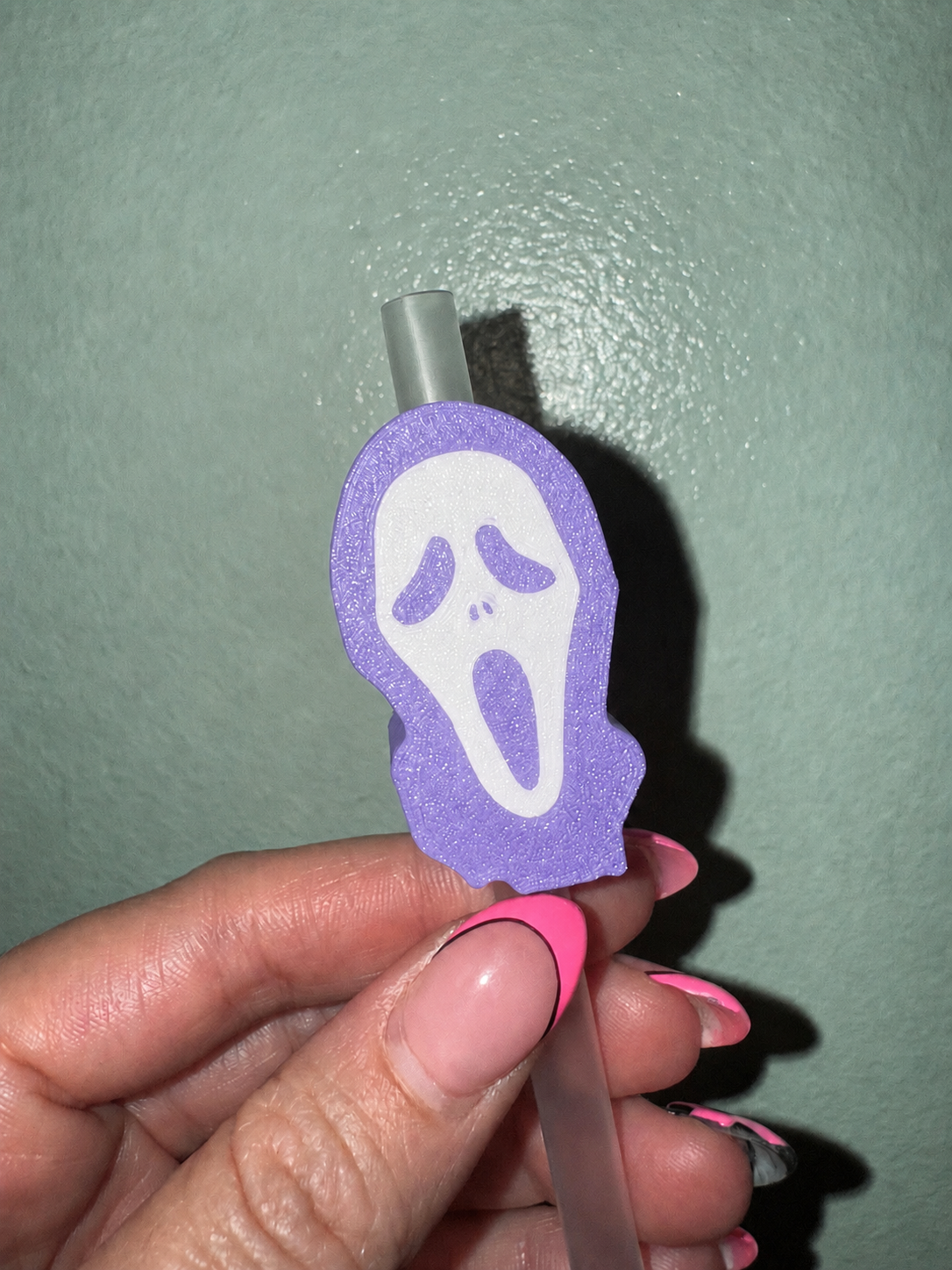 Horror straw topper - 3D printed